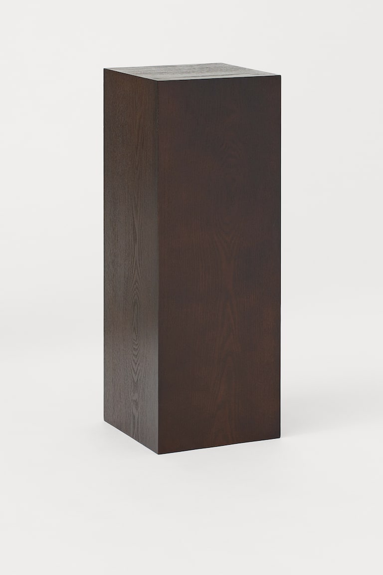 H&M Pedestal - Marrón Oscuro - HOME