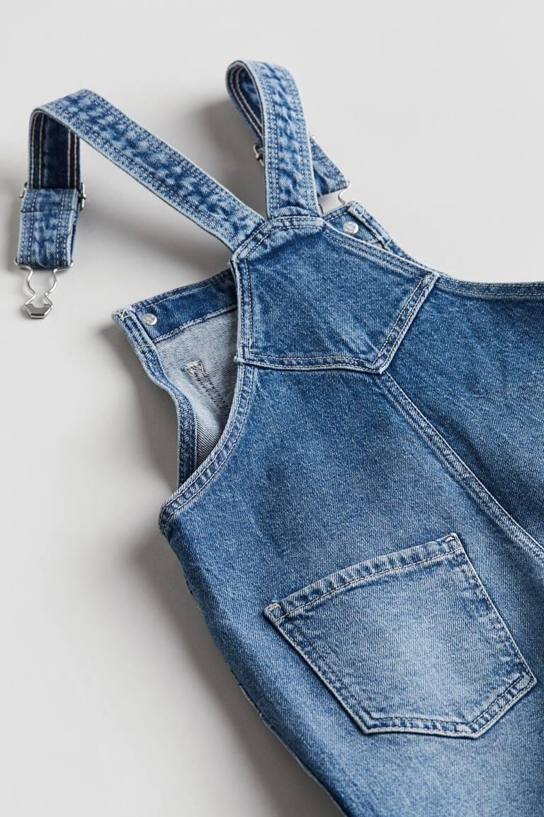H&M Peto Vaquero Corto - Rosa Empolvado Claro - NIÑOS