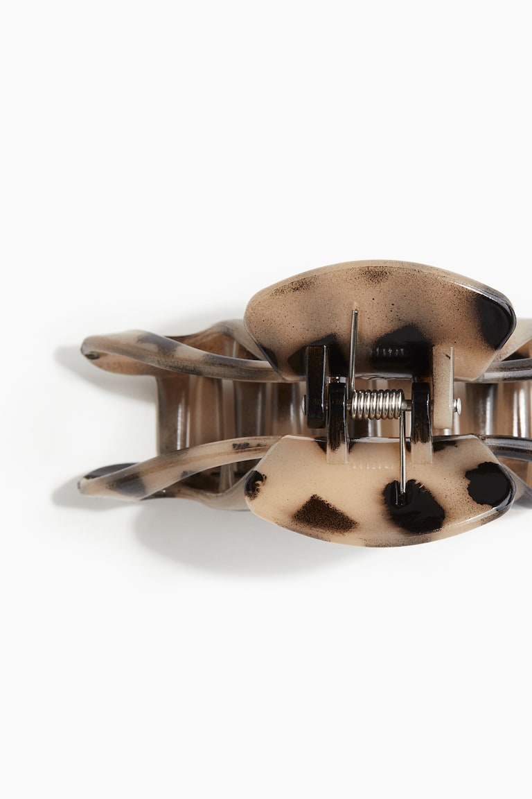 H&M Pinza De Plástico - Marrón/Diseño Carey - MUJER