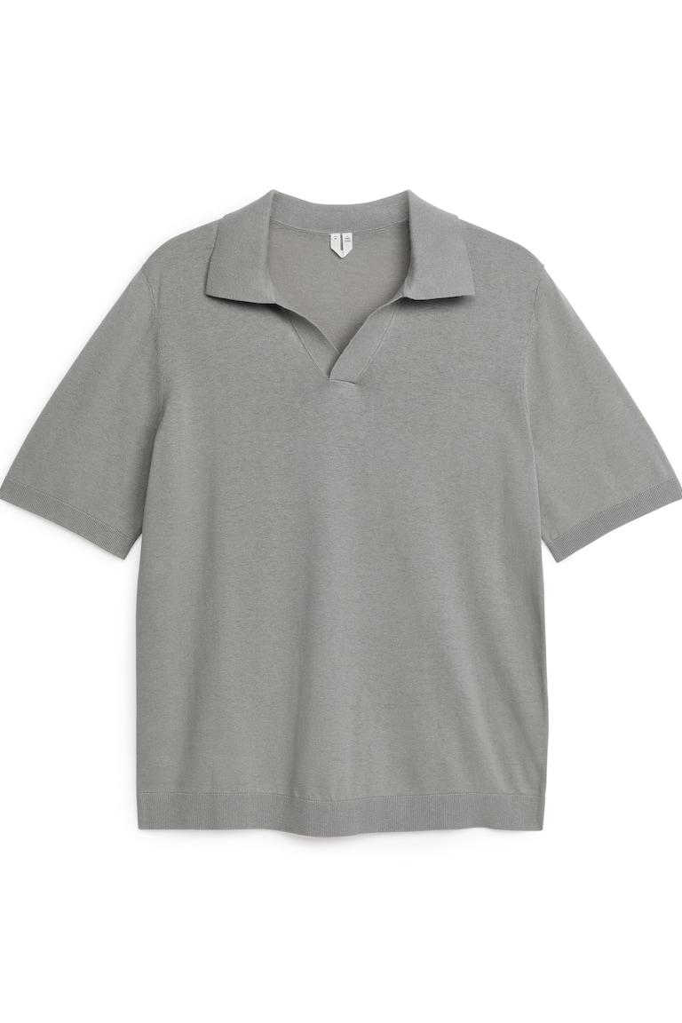 H&M Polo de lino de algodón - Topo - HOMBRE