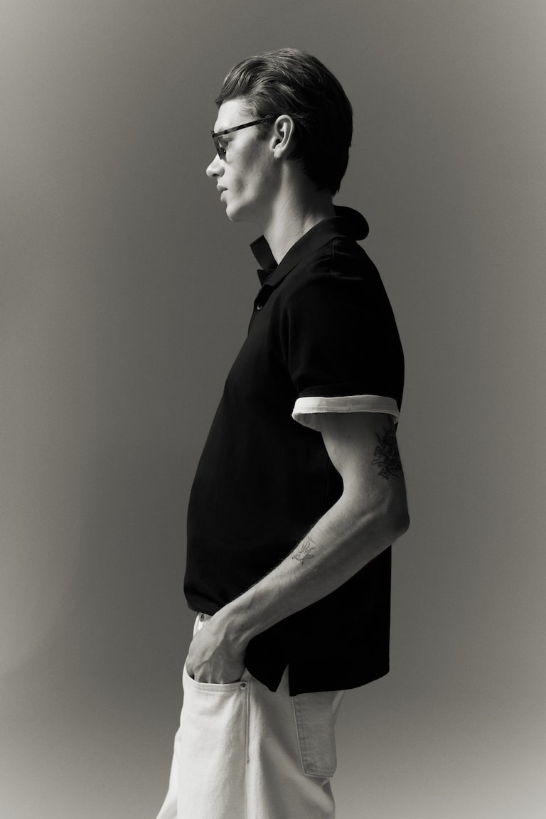 H&M Polo De Piqué Regular Fit - Rosa - HOMBRE