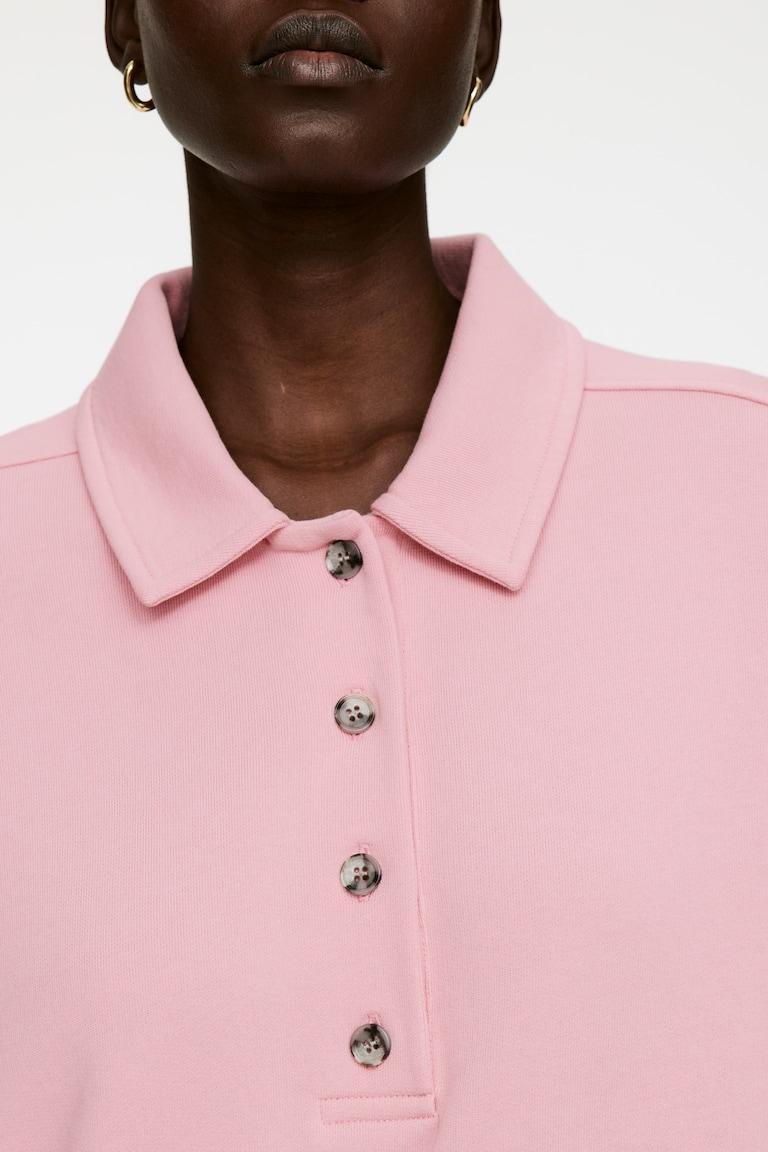 H&M Polo De Rizo Francés - Rosa - MUJER
