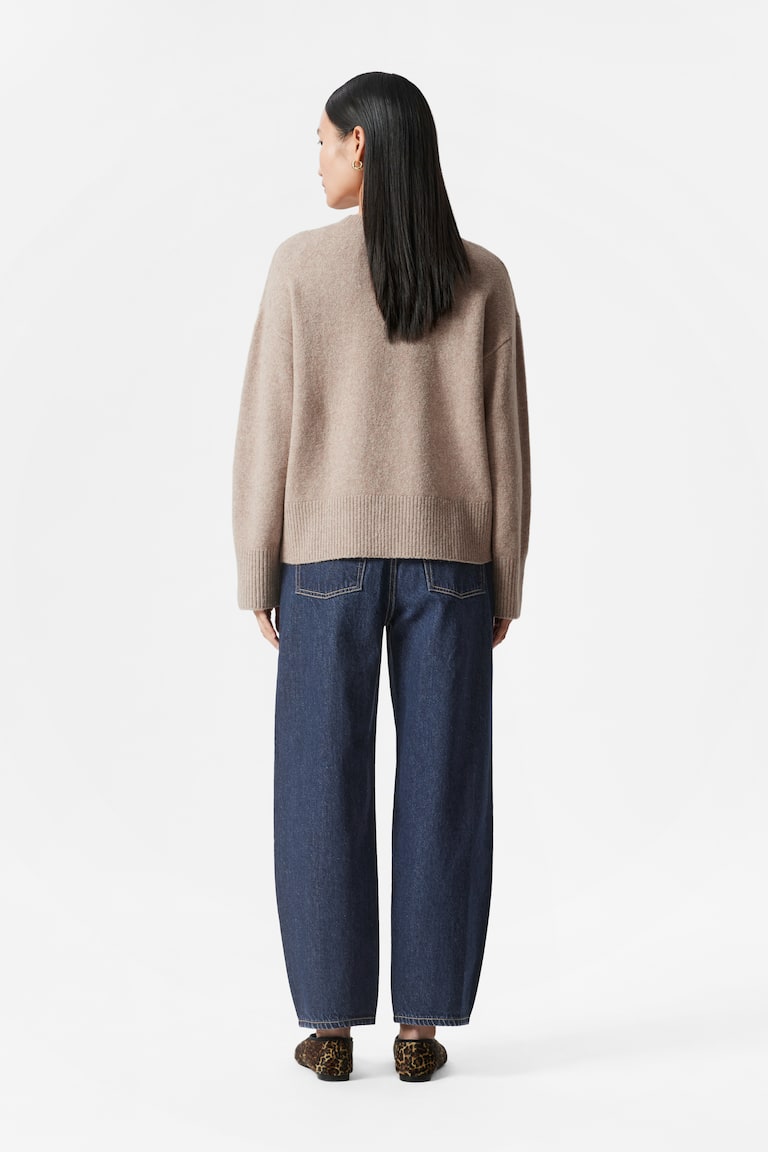H&M Relaxed Knit Jumper - Azul Brillante - MUJER