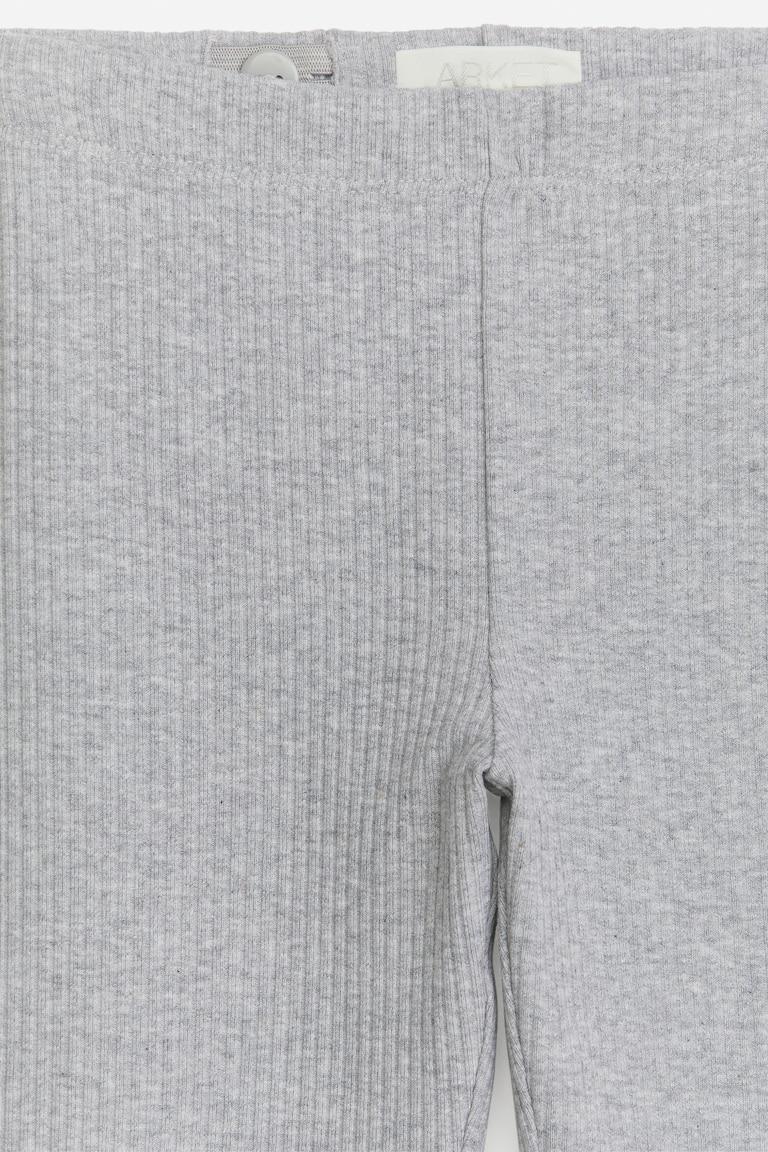 H&M Rib Jersey Leggings - Rojo Brillante - NIÑOS