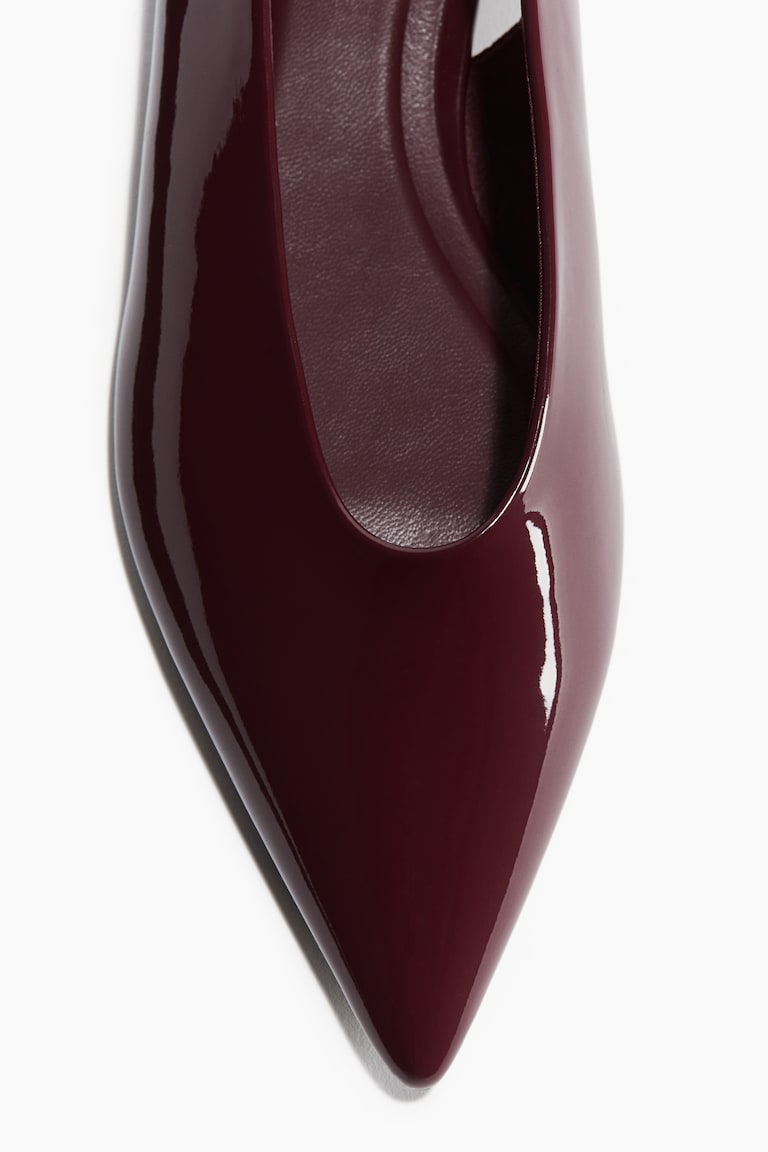 H&M Salones Destalonados De Charol - Burdeos - MUJER