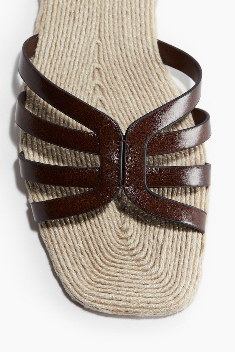 H&M Sandalias Alpargata - Beige Claro - MUJER