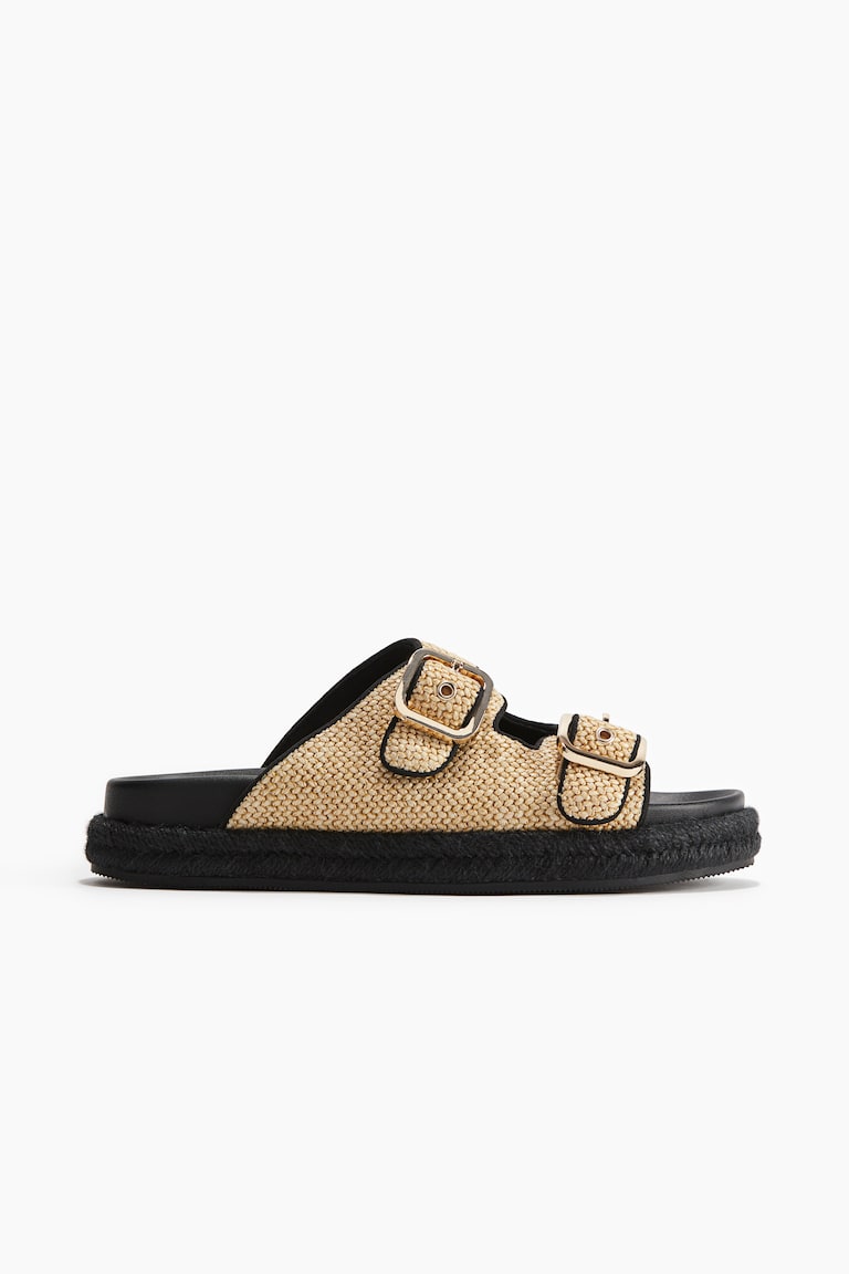 H&M Sandalias Estilo Alpargata - Beige - MUJER
