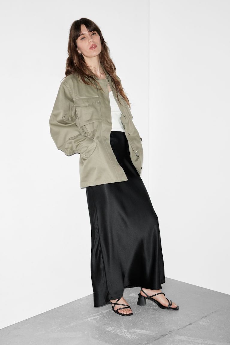 H&M Strappy Block Heel Sandals - Negro - MUJER