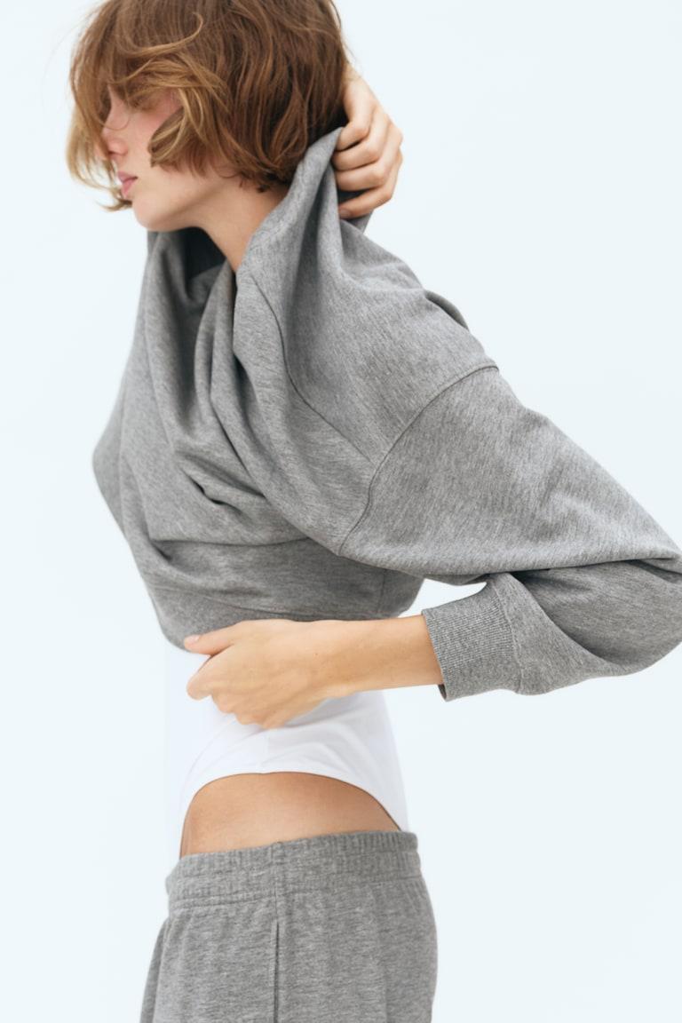 H&M Sudadera - Beige grisáceo - MUJER