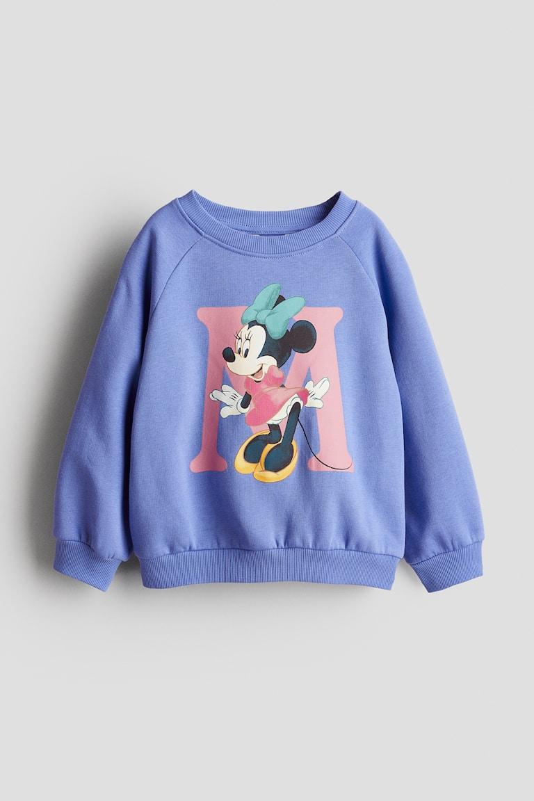 H&M Sudadera con estampado - Azul/Minnie Mouse - NIÑOS