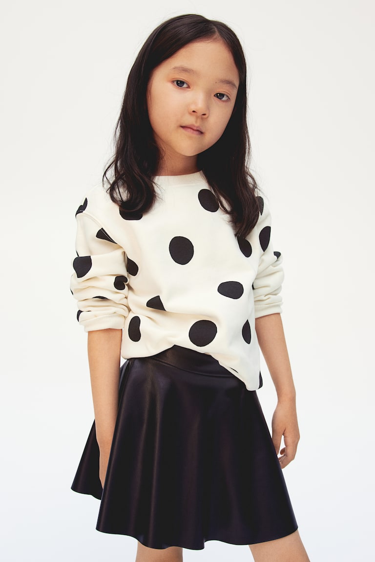 H&M Sudadera - Crema/Gato - NIÑOS