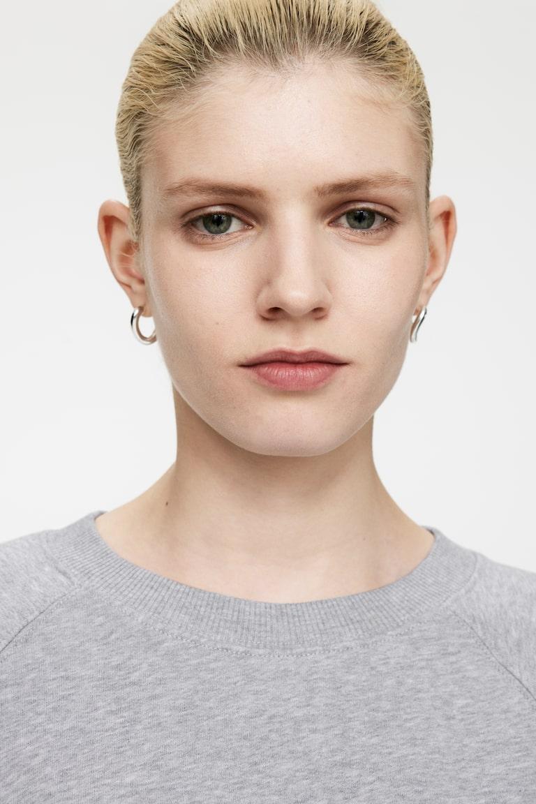 H&M Sudadera De Rizo Francés - Azul Oscuro - MUJER