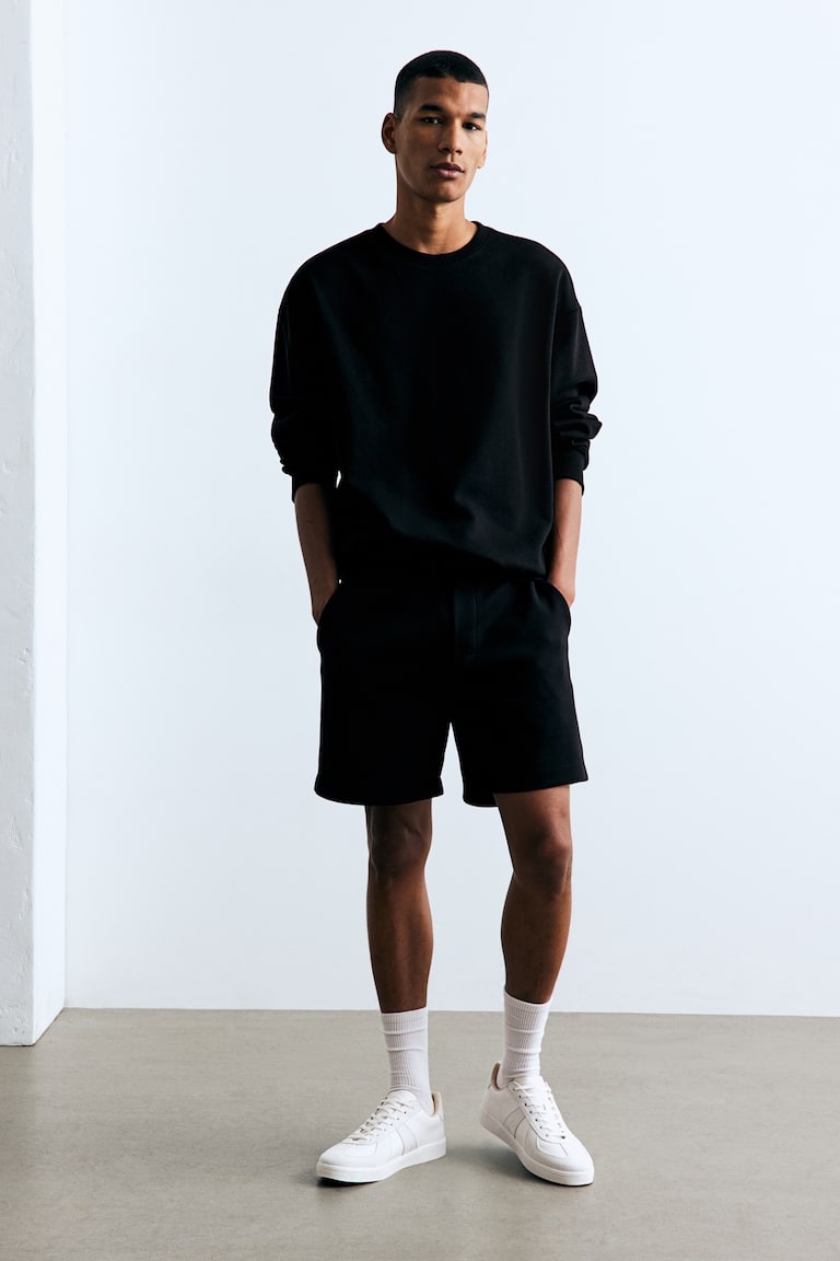 H&M Sudadera Loose Fit - Azul Oscuro - HOMBRE