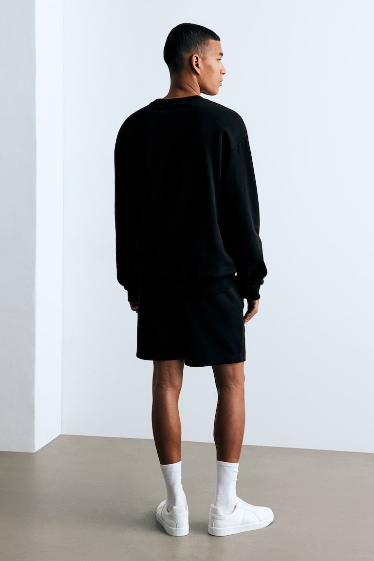 H&M Sudadera Loose Fit - Azul Oscuro - HOMBRE