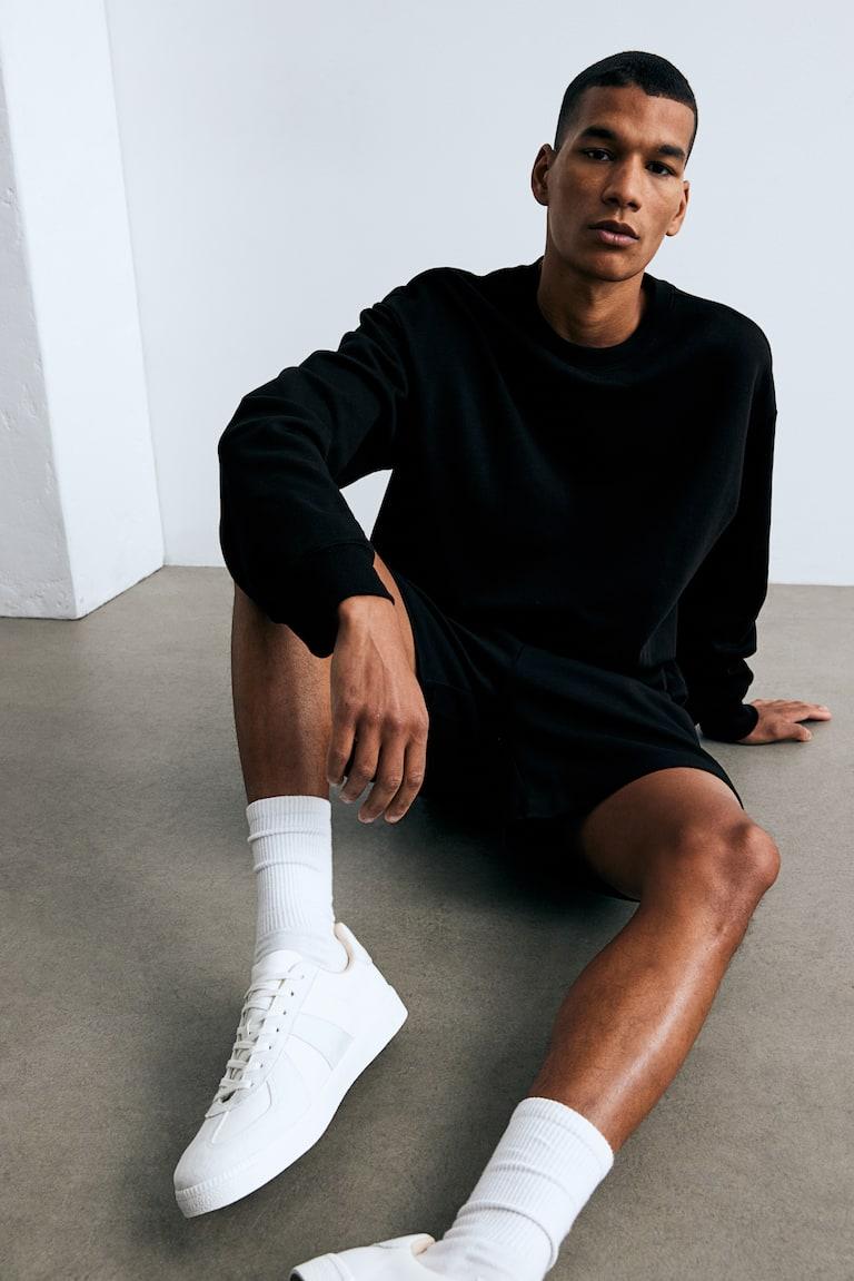 H&M Sudadera Loose Fit - Verde Oscuro - HOMBRE