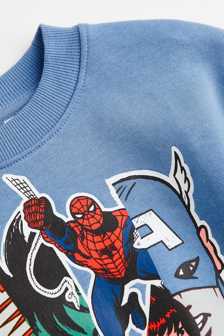 H&M Sudadera Oversize Estampada - Azul/Bluey - NIÑOS