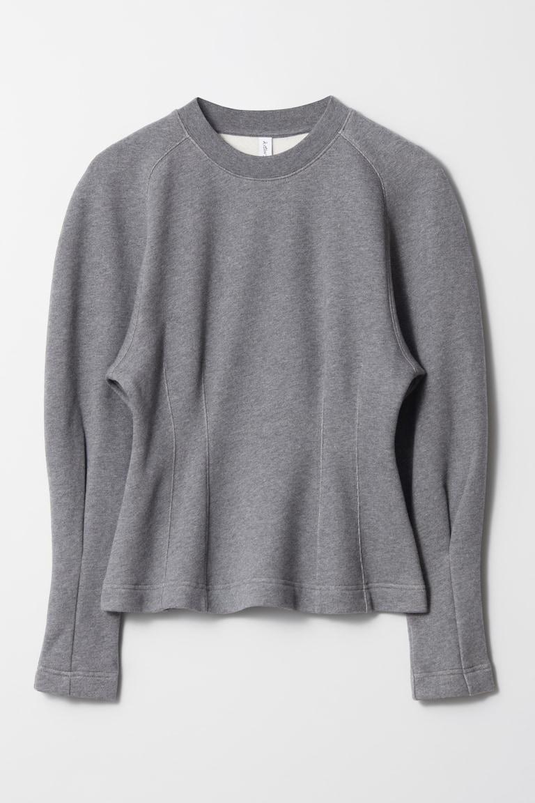 H&M Suéter Escultural - Gris - MUJER