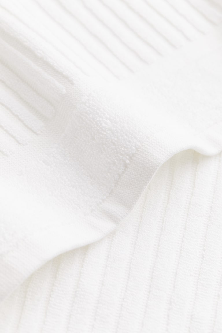 H&M Toalla De Mano En Algodón Rizado - Negro - HOME