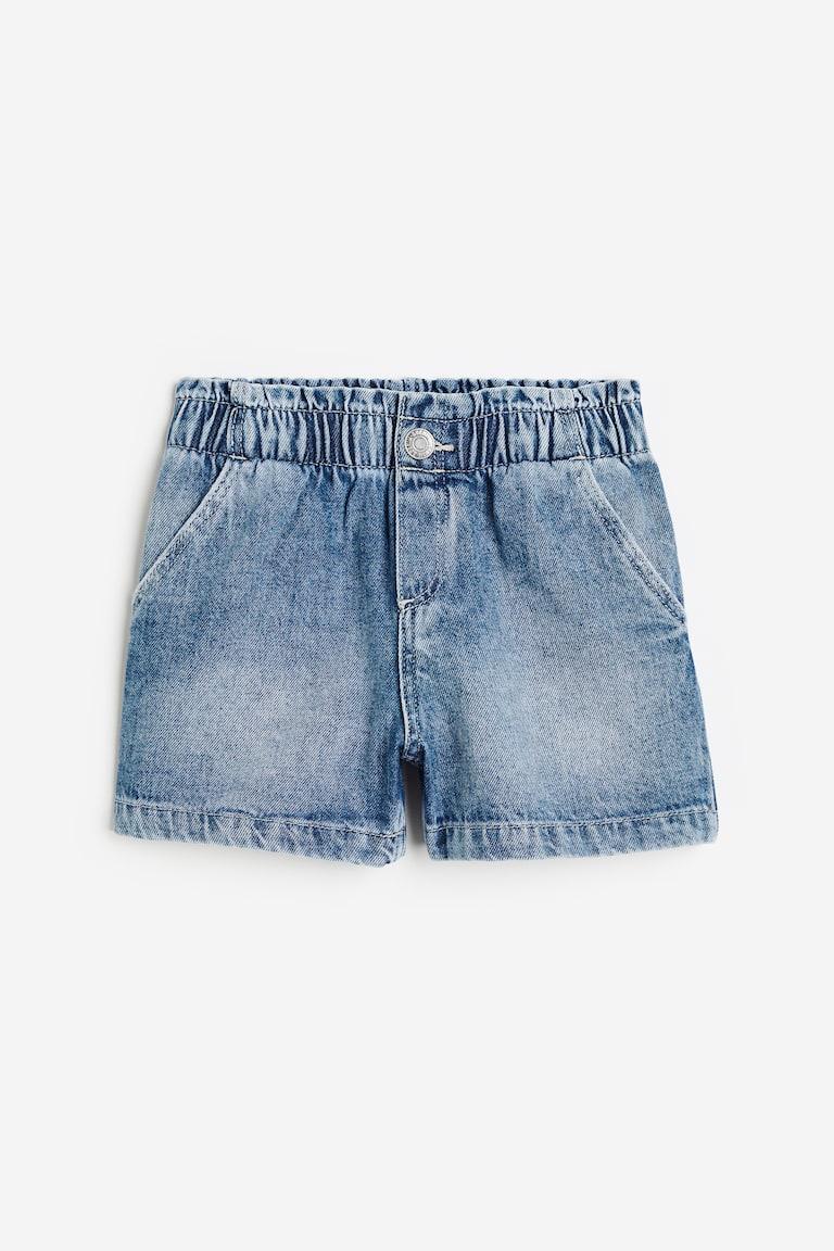 H&M Vaquero corto Loose Fit - Azul denim claro - NIÑOS