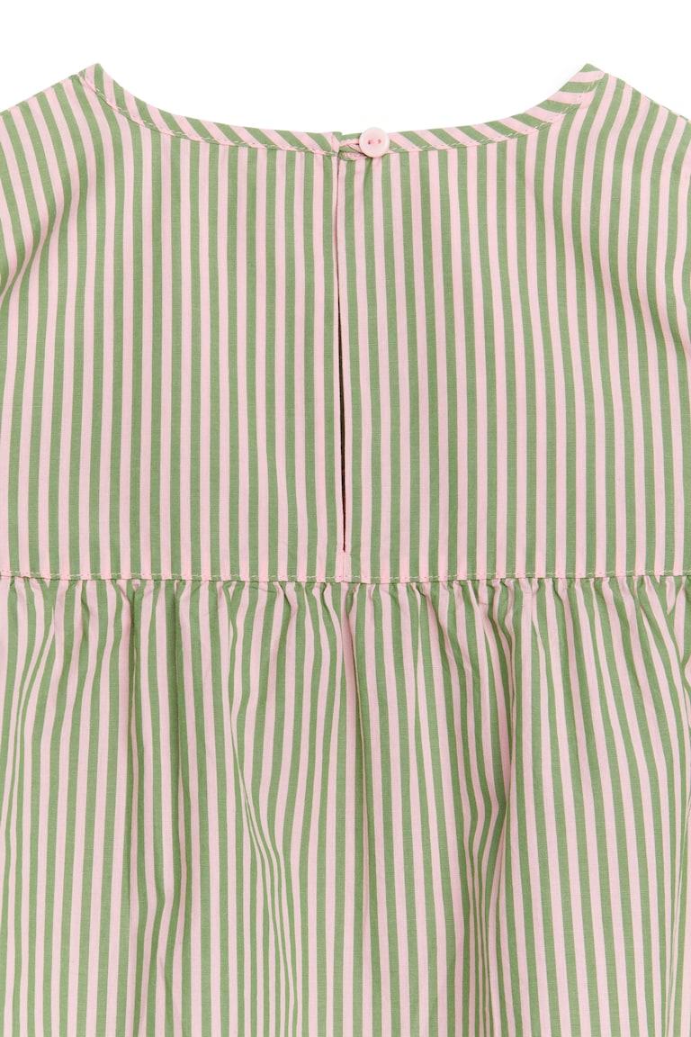 H&M Vestido De Algodón - Rosa/floral - NIÑOS