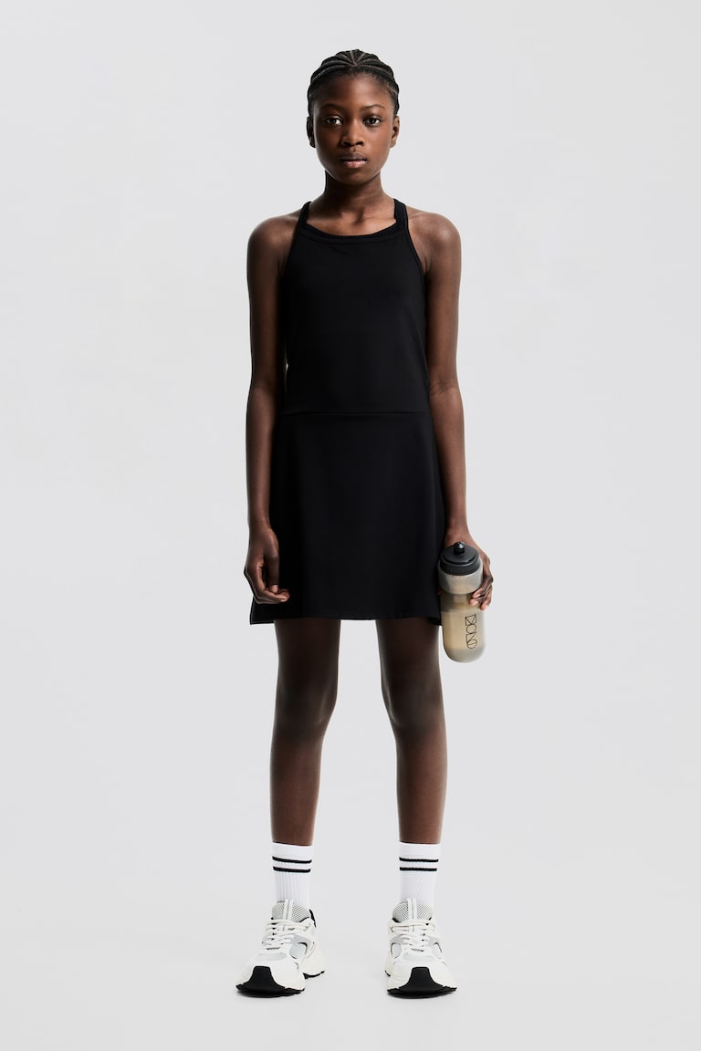 H&M Vestido De Deporte Con DryMove™ - Negro - NIÑOS