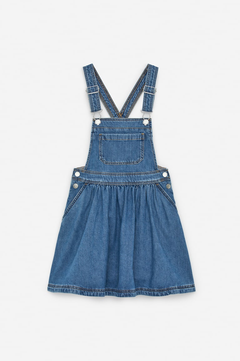 H&M Vestido tipo peto - Rojo/blanco - NIÑOS