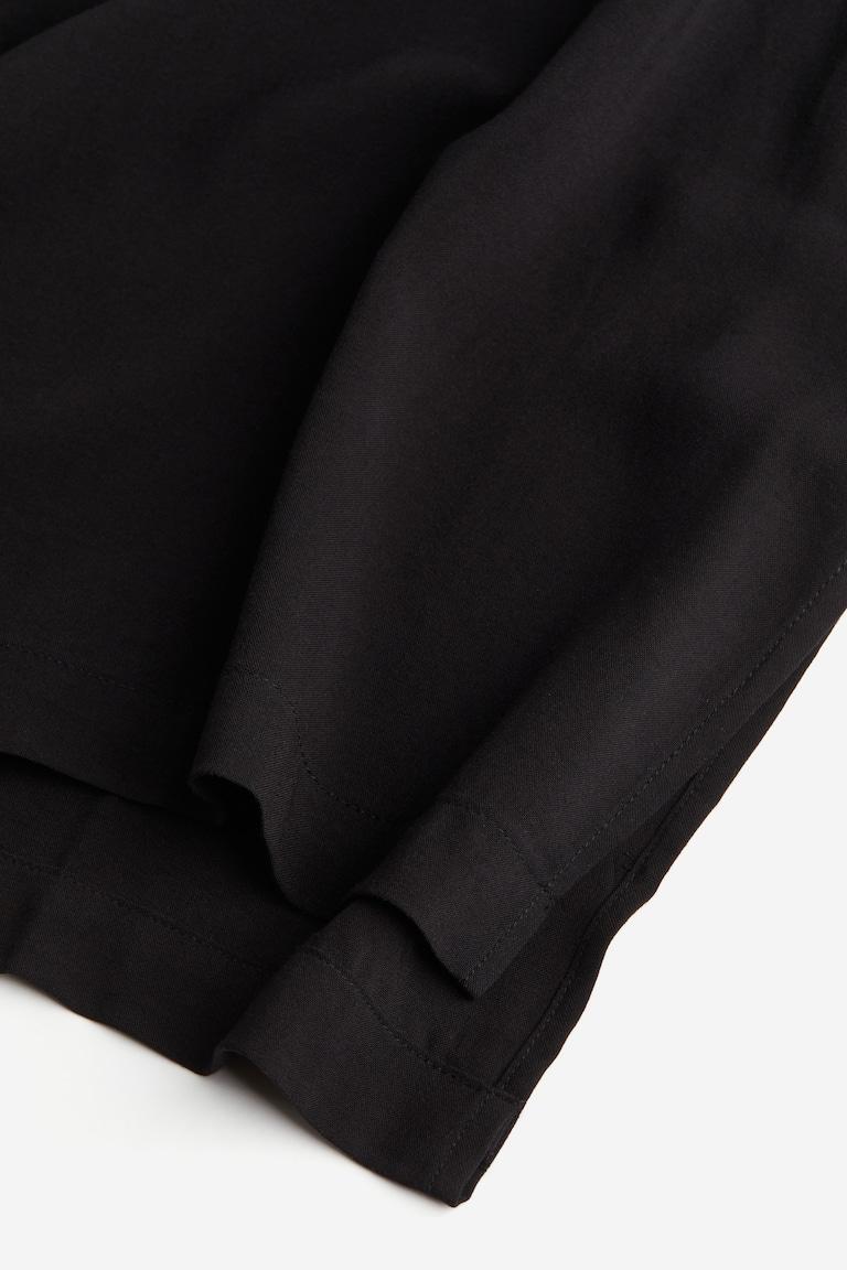 H&M Vestido Túnica De Viscosa - Negro - MUJER