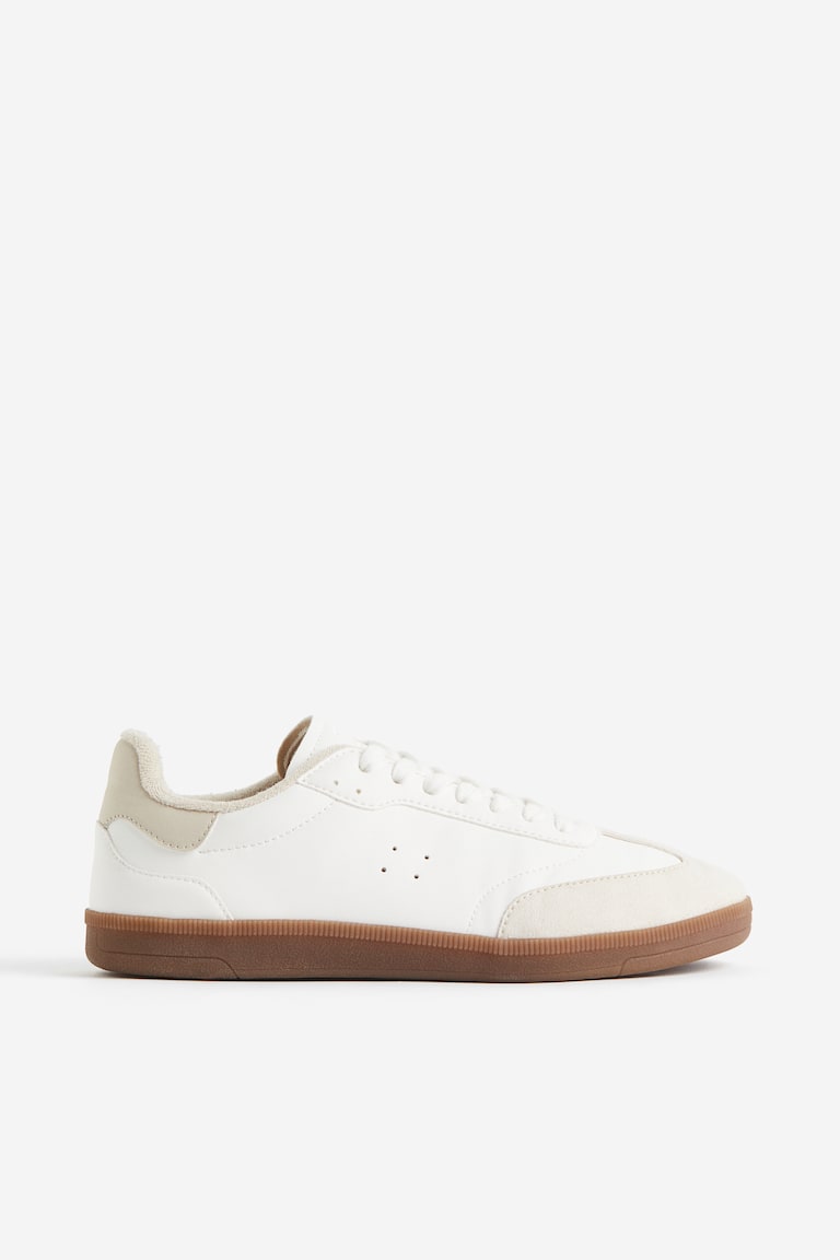 H&M Zapatillas Deportivas - Blanco/Beige Claro - MUJER