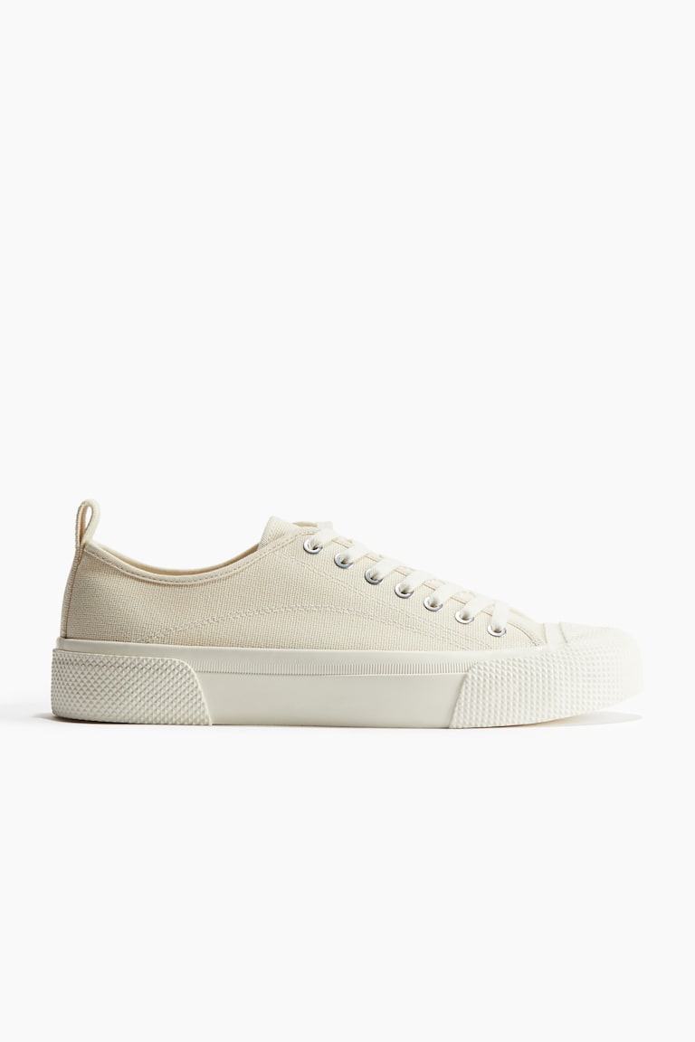 H&M Zapatillas deportivas de lona - Crema - HOMBRE