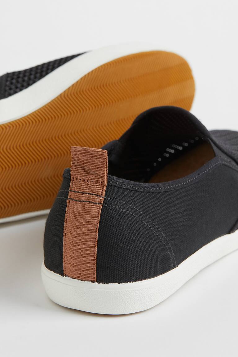 H&M Zapatillas Deportivas Slip-on - Negro - HOMBRE