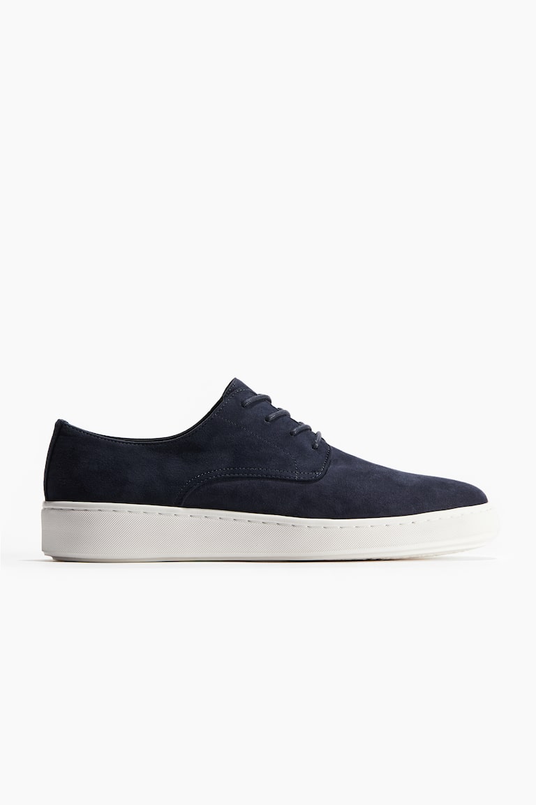 H&M Zapatos Derby - Azul marino - HOMBRE