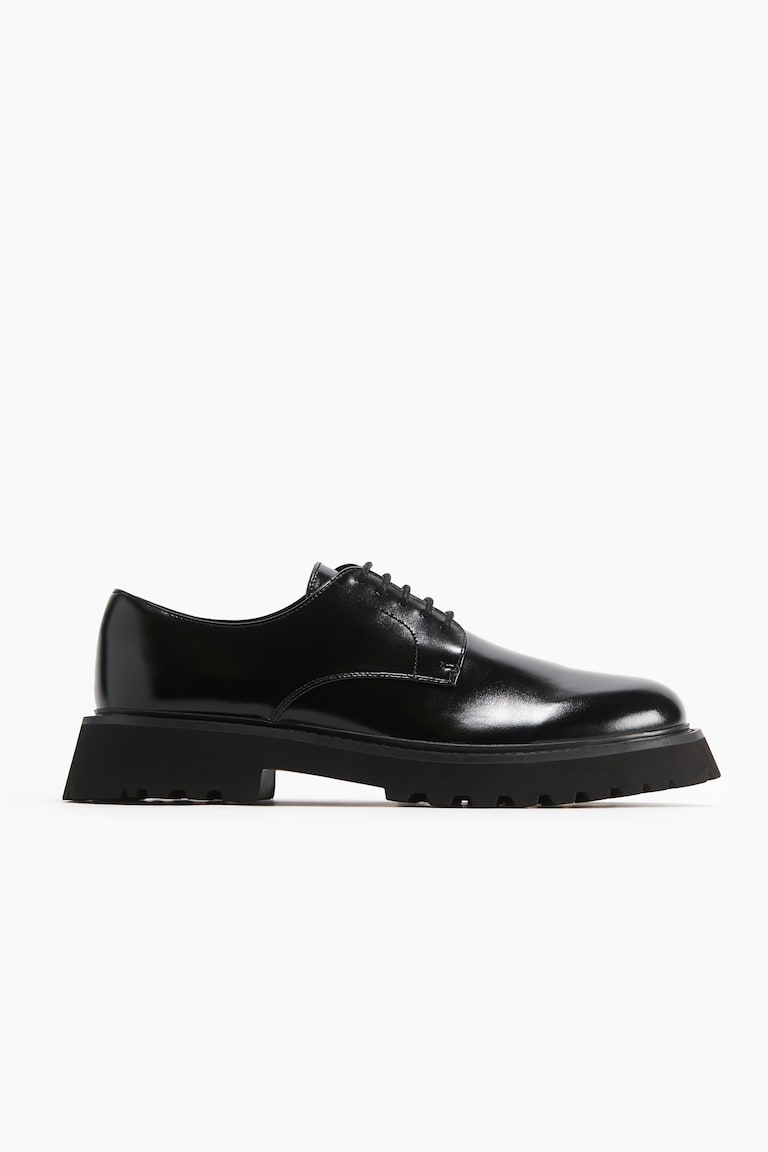 H&M Zapatos Derby con suela gruesa - Negro - HOMBRE