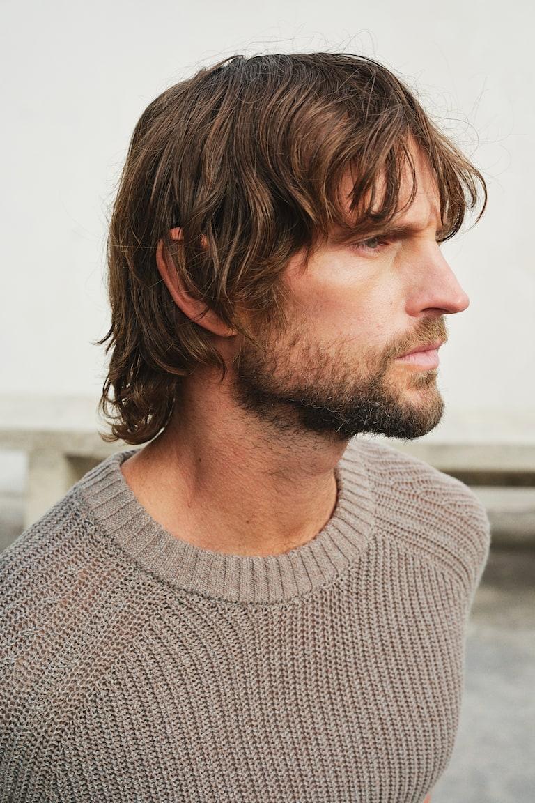 H&M Jersey De Manga Corta Regular Fit - Gris Oscuro - HOMBRE