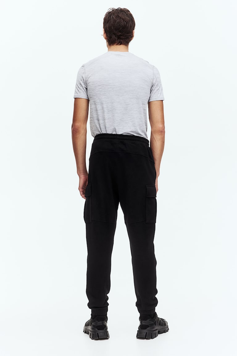 H&M Joggers Cargo De Algodón Con DryMove™ Regular Fit - Azul Oscuro - HOMBRE