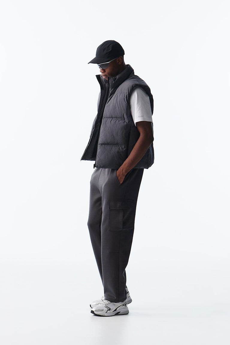 H&M Joggers Cargo De Deporte En DryMove™ Regular Fit - Gris Oscuro - HOMBRE