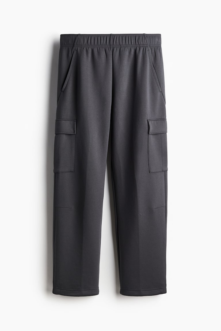 H&M Joggers Cargo De Deporte En DryMove™ Regular Fit - Gris Oscuro - HOMBRE