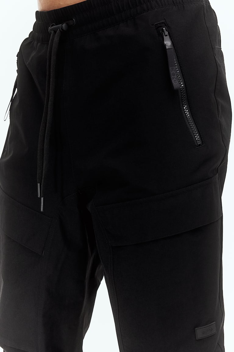 H&M Joggers Cargo De Deporte Regular Fit - Negro - HOMBRE