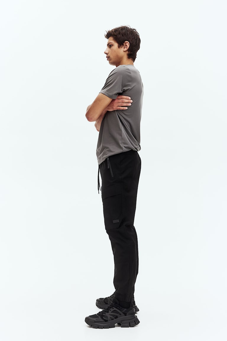 H&M Joggers Cargo De Deporte Regular Fit - Verde Caqui - HOMBRE
