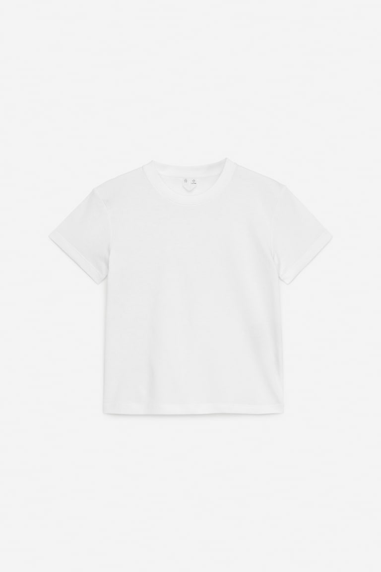 H&M Juego De 3 Camisetas Con Cuello Redondo - Blanco Roto/azul/verde - NIÑOS