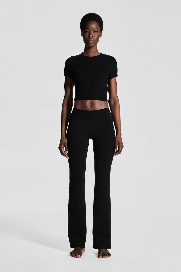 H&M Leggings De Deporte De Talle Bajo Con SoftMove™ - Marrón - MUJER