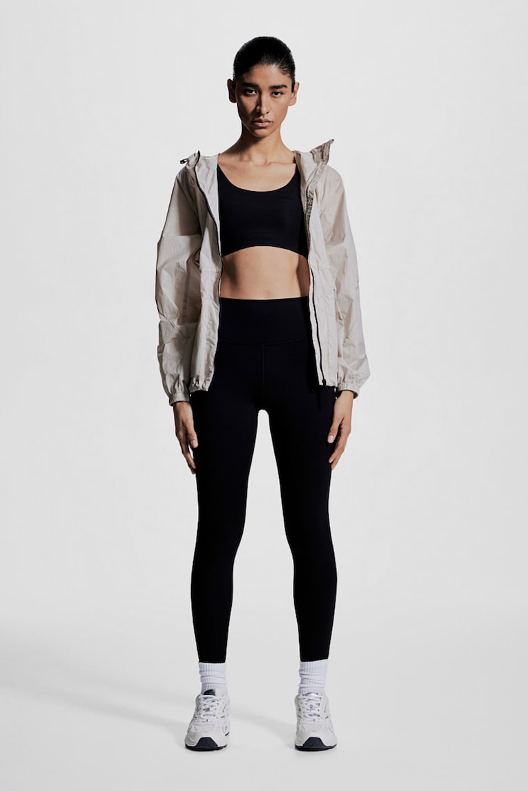 H&M Leggings De Deporte DryMove™ Con Bolsillo - Negro - MUJER