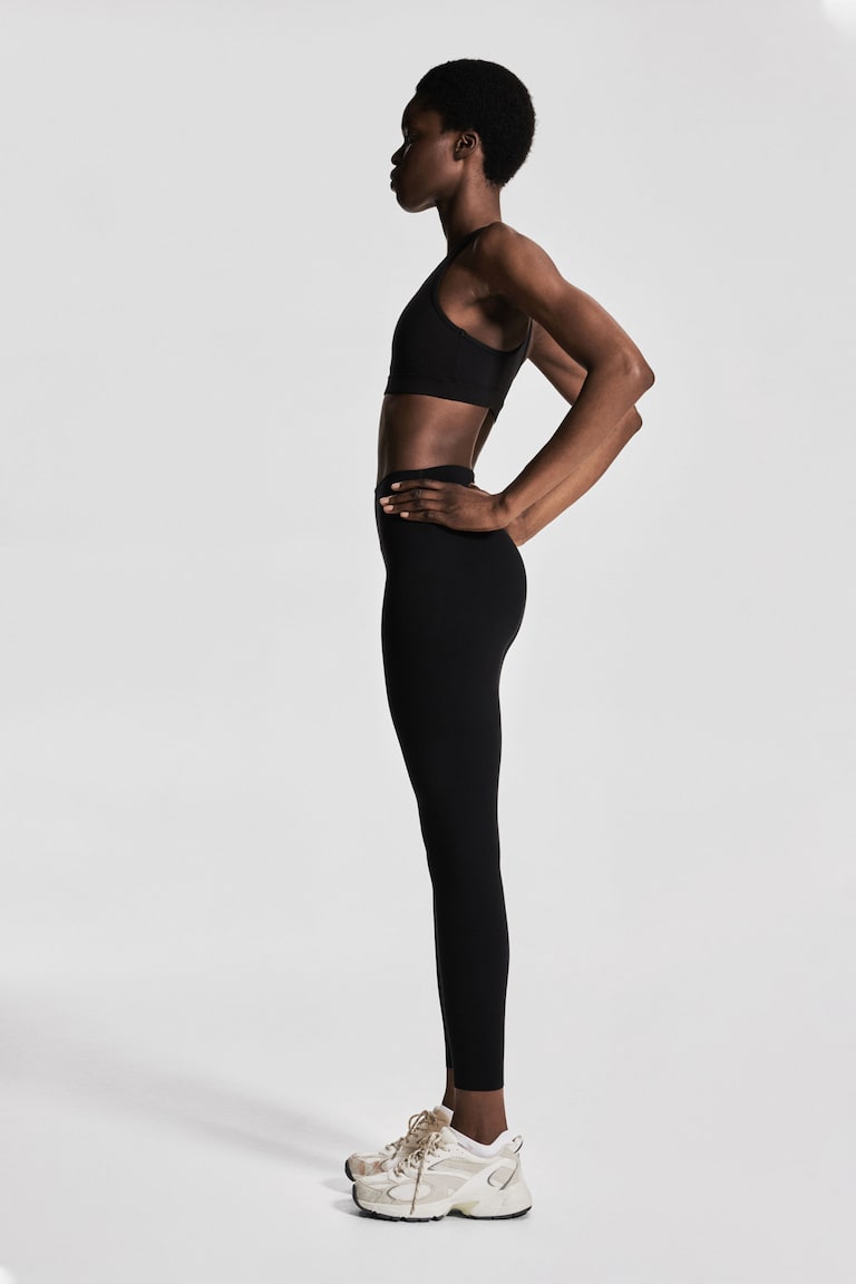 H&M Leggings Tobilleros De Deporte Con SoftMove™ - Negro - MUJER