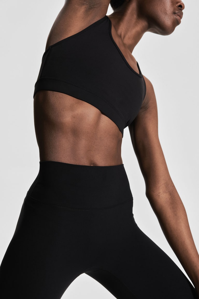 H&M Leggings Tobilleros De Deporte Con SoftMove™ - Negro - MUJER