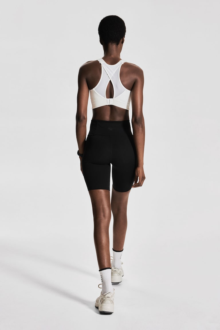 H&M Mallas Cortas De Correr Con ShapeMove™ - Negro - MUJER