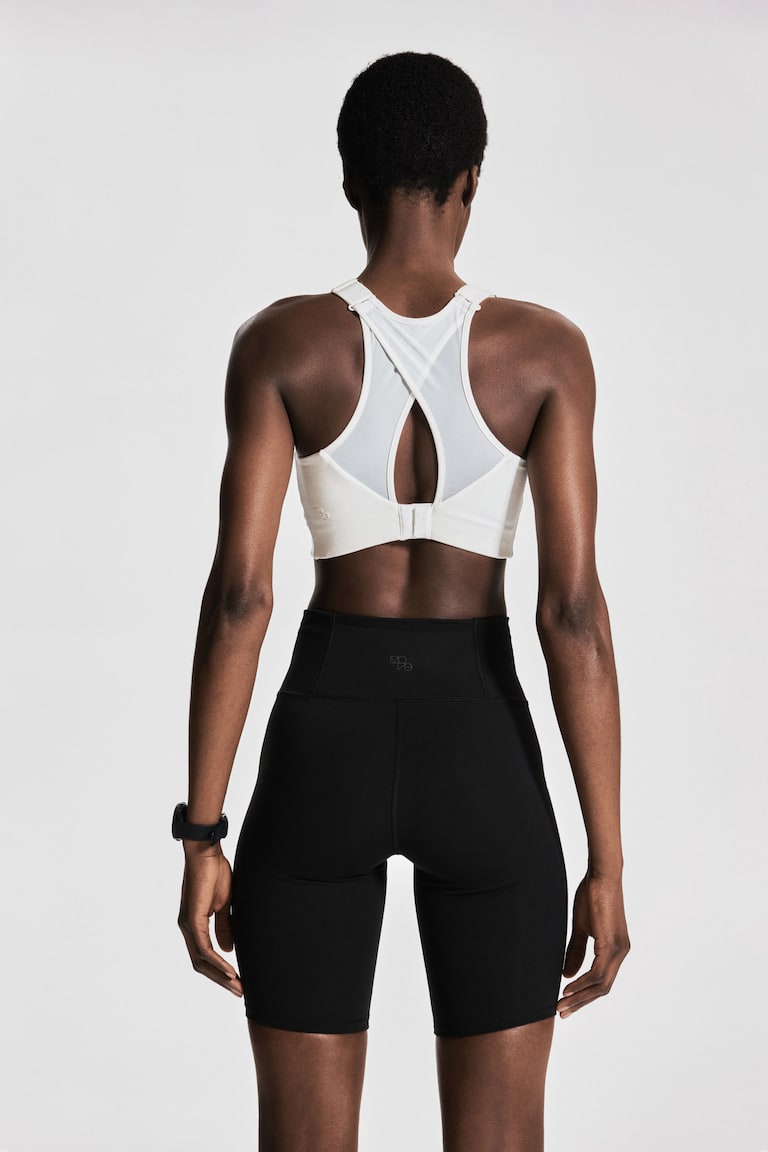 H&M Mallas cortas de correr con ShapeMove™ - Negro - MUJER