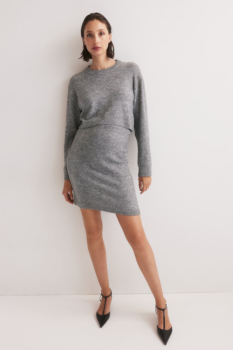 H&M MAMA Conjunto De 2 Piezas Con Detalles Decorativos - Rojo - MUJER