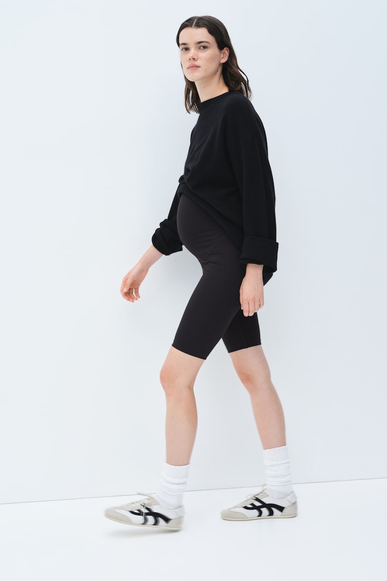 H&M MAMA Mallas Ciclistas De Deporte Before & After - Negro - MUJER