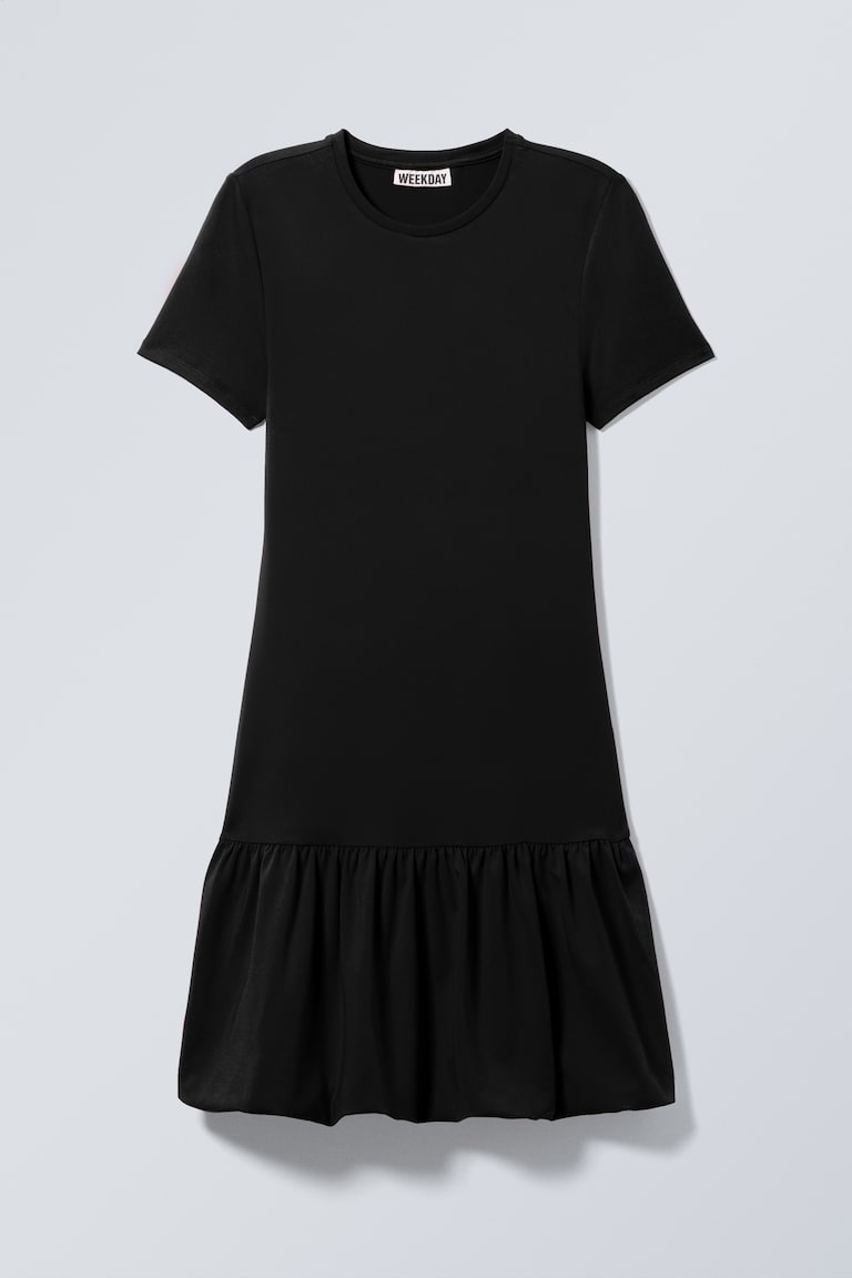 H&M Minivestido Camisero De Estilo Globo - Rojo - MUJER