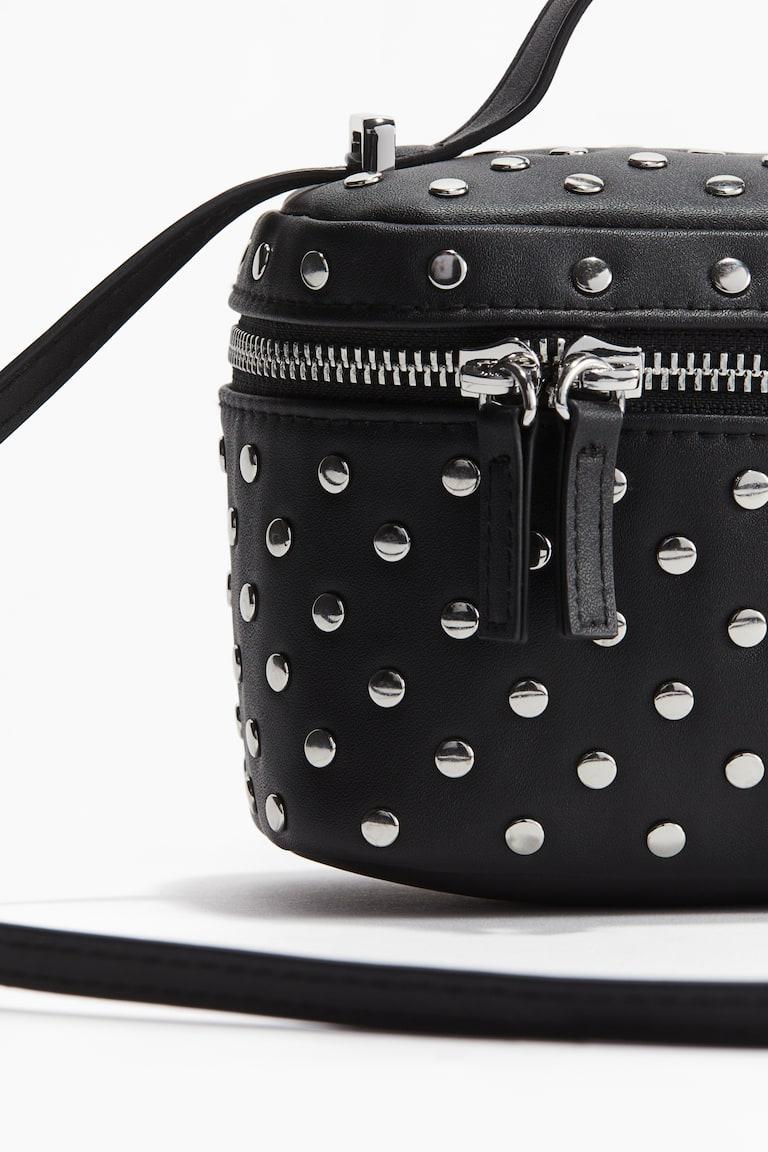 H&M Neceser Con Detalles Decorativos - Negro/Plateado - MUJER