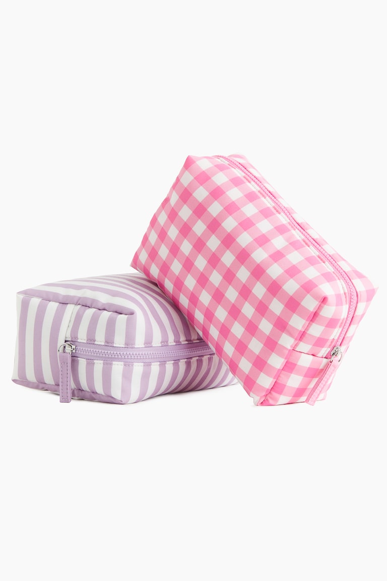 H&M Neceser De Maquillaje Reversible - Rosa/Cuadros - Beauty All